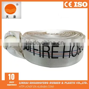 PVC Lining Layflat Fire Hose / Fire Resistant Hose With ABS Plastic Type Coupling thumbnail-1