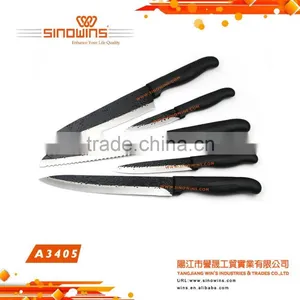 A3404-7 Super Quality 5pcs Stainless Steel Knife Set With Non-stick Coating thumbnail-5