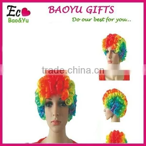 Unique Mohican Hairstyle Cosplay Wig Hippy Party Wig Holloween Cosplay False Synthetic Hair Wig thumbnail-1