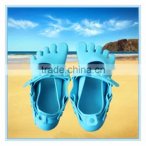High Quality Rubber Beach Shoes Printing Your Own Logo thumbnail-2