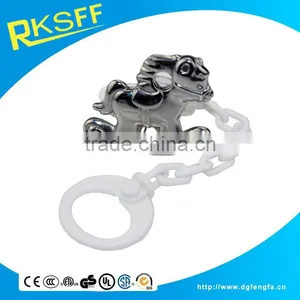 Eco-friendly Material Cute Little Horse Shape Pacifier Clip for Baby Gifts thumbnail-1