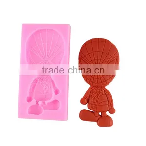 Spider Man Silicone Cake Mould Cake Decorating Handmade Soap Mold DIY Baking Tool 1688 Agent thumbnail-1