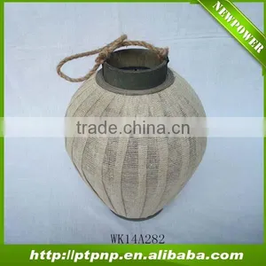 Cheap Mini Handmade Wood Candle Lantern for Garden thumbnail-1