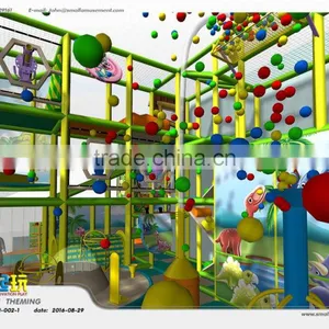 High Quality Jungle Themed Indoor Playground thumbnail-4