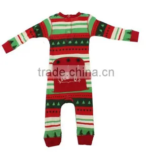 2016 Hot Sale Family One Piece Pajamas The Striped Pajamas thumbnail-3