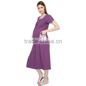 Comfortable Formal Pregnant Women Wear Dress Fashion Maternity Dresses thumbnail-3