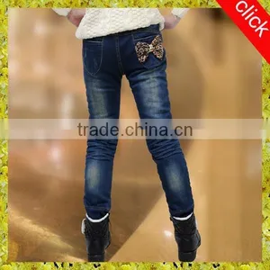 2015 Wholesale Fashion Girl Pants Jeans For Youny Girls thumbnail-1