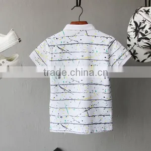 Zm35669a Fashion Kid Cotton T-shirts Casual Boys Sport Shirts thumbnail-3