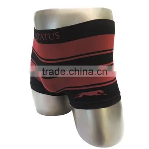 Black and Red Seamless Underpanties Male Lingerie Hot Underwear Mens Boxers thumbnail-2