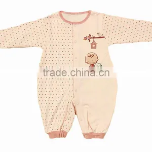 Baby Cream Pajama 6 Months Sleepwear & Romper Wholesale Play thumbnail-1