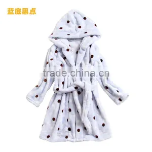 S65419A Children Robe Girls Boys Pajamas Flannel Sleepwear Kids Bathrobe thumbnail-2