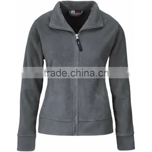 Grey Women Zipper-up Polar Fleece Jacket thumbnail-1