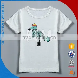 Factory Supply Cotton Childrens Tee Shirts thumbnail-1