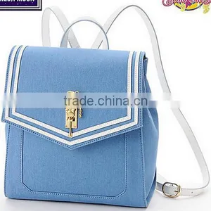Walson Instyles Copyright Anime Sailor Moon 20th Tsukino Usagi Women Backpack Bookbag Cosplay Schoolbag Black Blue thumbnail-3