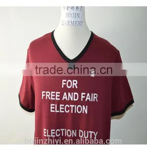 HOT!!!100%cotton Advertising Campaign T-shirt Can Add Your Logo thumbnail-3