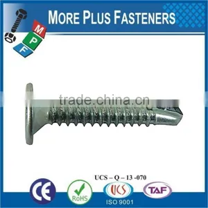 Made in Taiwan Star Torx Drive Wafer Head Heavy Duty Self Drilling Screw Flat Head With Wing and Shank Self Drilling thumbnail-1