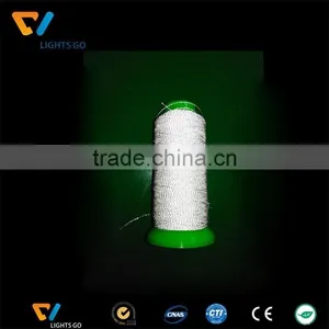 Eco-friendly Silver Grey High Tension 3m Machine Reflective Thread for Embroidery thumbnail-1