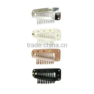2.3Cm Straight Teeth Stainless Steel Hair Clip For Wig, Metal Hair Extension Clip thumbnail-6
