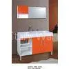 Artificial Stone Basin Modern Bathroom Sink Cabinets , Square Type Shaker Bathroom Cabinets Vanities thumbnail-1