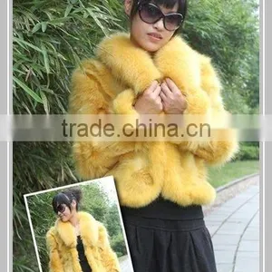 Luxurious High Quality Fur Garment/ Fur Coat FU09 thumbnail-1