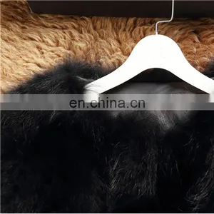 High Quality Winter Fashion Fur Overcoat Black Raccoon Fur Clothing thumbnail-4