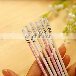 Creative Stationery Black Gel Pen Diamond Head Refills For 0.38mm Office Supplies Flower Printed Gel Pen Refill thumbnail-4