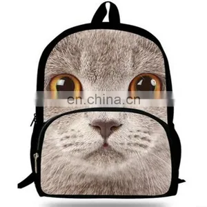 Hot Sale Design Cat Backpack School Bag Animal Cartoon School Bag Pillow for Adults thumbnail-2