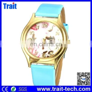Fashion New Arrival Women Wrist Watch Olive Flower Design High Quality Women Wrist Watch thumbnail-1