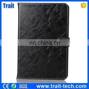 2015 New Arrival Oil Wax Crazy Horse Pattern for IPad Mini 4 Tablet Cover thumbnail-2