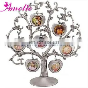 A0199 Silver Family Apple of My Eye Pewter Photo Tree thumbnail-1
