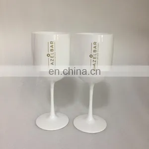 White Acrylic Champagne Glasses For Moet&Chandon thumbnail-1
