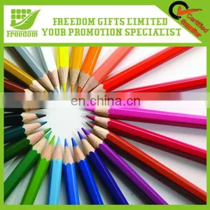 24 Pcs Short Natural Wood Colour Pencils thumbnail-1