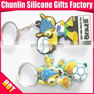 Cute Soft Rubber Keychain for 2014 Brazil World Cup thumbnail-1