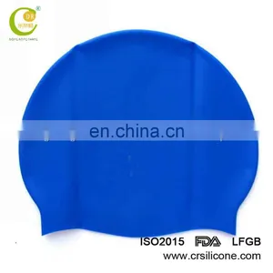 Newest Design Cartoon Swim Cap for Kids, Unique Shark/fish-shaped Silicone Swimming Cap thumbnail-3