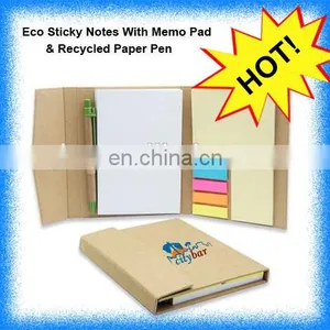 Spiral Cheap Recycled Notebook With Paper Ball Pen thumbnail-1