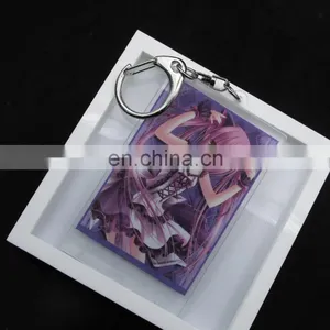 Made in China Rectangle Transperant Acrylic Keychain Photo Insert thumbnail-5