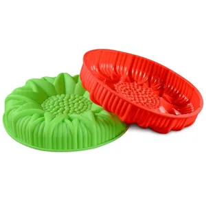 Free Sample Food Grade Heat Resistant Nontoxic Silicone Cake Mold Baking Mousse Pudding Mold Tool Fruit Pie Plate thumbnail-4