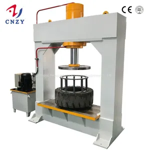TP100T 120T 160T 200T Forklift Solid Tire Press Machine for Industrial and OTR Solid Tyre thumbnail-1