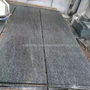 Negro Santiago Granite,G302 ,Dark Grey Waves Veins Granite,grey Granite Wall Pavings,Grey Landscape Granite thumbnail-3