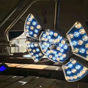 Ceiling Mounted Hospital LED Surgical Lamp Double Dome V4+5 thumbnail-3
