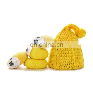 Free Sample Wholesale 50g 100% Cotton Yarn Knitting Price thumbnail-2
