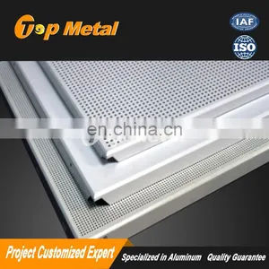 High Quality Indoor Use Fireproof/waterproof Metalwork/aluminum Clip-in Ceilings for Office Roof Decor thumbnail-5