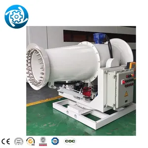 30m Construction Site Street Stationary Fog Cannon Machine Mist Water Dust Spray Machine Truck Dust Suppression thumbnail-3