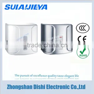 Washroom Plastic Low Price High Speed Air Jet Hand Dryer thumbnail-1