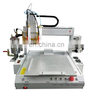Automatic Three 3 and Four 4 Axis Liquid Solder Dispensing Robot thumbnail-1