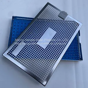 Micro Surgical Instrument Sterilization Case Stainless Steel Trays for Disinfection and Storage thumbnail-4