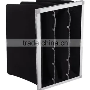 HVAC Air Handling Unit Pocket Dust Collector Carbon Ahu Bag Filter thumbnail-1