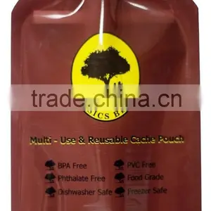 Customer Printed China Made Plastic Foil Laminated Bag With Snout for Baby Food thumbnail-1