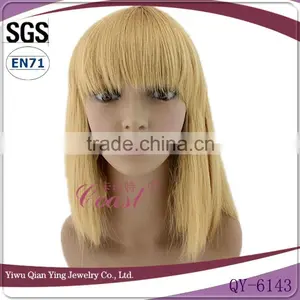 Fashion Womens Blond Straight Hair Bod Styles Wig Synthetic thumbnail-1