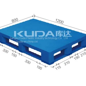 Warehouse Storage Solution of China Manufacturer 1208A PBTZ PLASTIC PALLET thumbnail-1